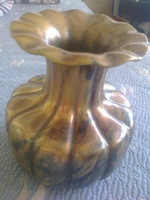 Zsolnay: old vase with labrador glaze