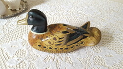 Beautiful, lifelike handmade wooden duck, decoy, decoration