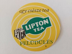 Retro label lipton tea compack advertisement