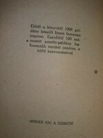 Antik 1. kiadás Babits Mihály :Nyugtalanság völgye TÁLTOS kiadás a képek szerint