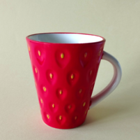 Rare large pickwick mug with strawberry pattern
