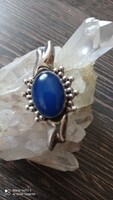 Antique silver chalcedony brooch, 11 gr
