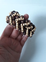 Bracelet made of wooden beads