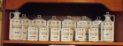 Porcelain Spice Jar Set