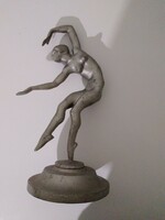 Jenő Kerényi art deco dancer aluminum alloy statue