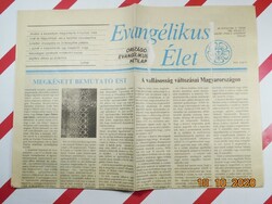Old retro newspaper - evangelical life - 1990. May 27. Birthday present