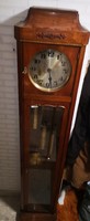 Szecessziós Art Deco álló óra 3 súlyos negyed ütős West Minster, Bútor - Lábas óra. Gustav Becker