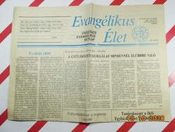 Old retro newspaper - evangelical life - 1990. June 10. Birthday present
