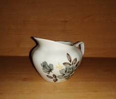 Jelzett rózsás porcelán kiöntő 8 cm (11/K)