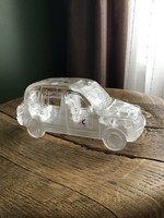 Old German crystal glass English taxi car