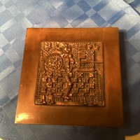 Kopcsányi Ottó bronz doboz.
