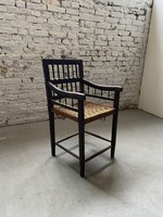 Fa szék, fonott ülőfelülettel