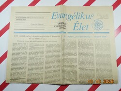 Old retro newspaper - evangelical life - January 21, 1990. Birthday gift