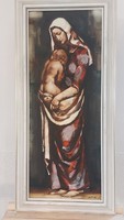 (K) ambrus imre madonna c. His painting is 80x32 cm + frame!