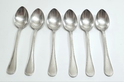 6 Swedish silver-plated teaspoons