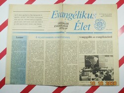 Old retro newspaper - evangelical life - 1990. March 25. Birthday gift