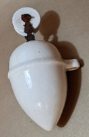 Antik porcelán ellensúly csigás lámpához