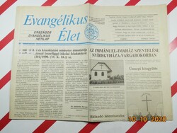 Old retro newspaper - evangelical life - September 2, 1990 - Birthday present
