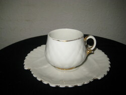 Zsolnay strawberry mocha with leaves, the gilding is a bit worn, but a beautiful object