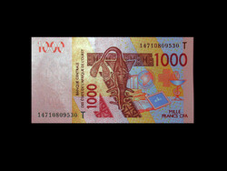 UNC - 1000 FRANCS - NYUGAT-AFRIKAI ORSZÁGOK - 2003