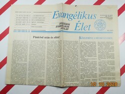 Old retro newspaper - evangelical life - July 1, 1990 - Birthday gift