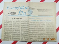 Old retro newspaper - evangelical life - September 9, 1990 - Birthday present