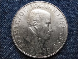 Ausztria Johann főherceg halála 100. évfordulója .800 ezüst 25 Schilling 1959 (id62513)