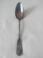 Antique christofle larger garnish spoon, picking spoon marked, 30 cm