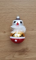 Christmas tree decoration - glass snowman