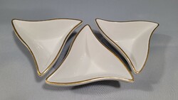 3 Zsolnay porcelain trays