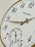 Antik amerikai Waltham zsebóra szerkezet