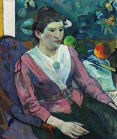 Cézanne - Hölgy csendélettel - vakrámás vászon reprint