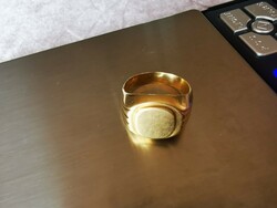 14 k arany férfi pecsétgyűrű 7,12 gr