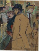 Lautrec - Alfred la Guigne - vakrámás vászon reprint