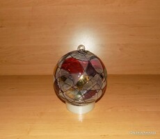 K&k styling west germany tiffany glass ball with hanger