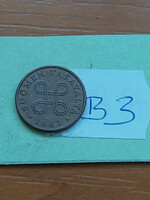 30 FT / DB FINNORSZÁG 1 PENNI 1963  B3
