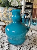 Antique huta glass jug