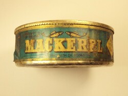 Retro mackerel mackerel fish can tin can - ussr soviet-russian - from the 1980s