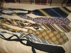Old neckties 6 pieces