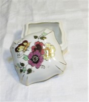 Zsolnay butterfly bonbonier with butterfly pattern - jewelry holder