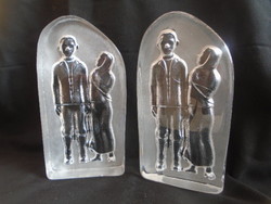 Larger sizes of Scandinavian glass dishes or glass weights