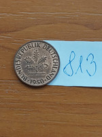 30 FT / DB NÉMETORSZÁG NSZK 1 PFENNIG 1950  F,  813
