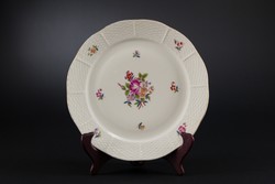 Herend porcelain flat plate, marked, large size, for replacement.
