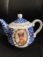 Antique portrait tea spout