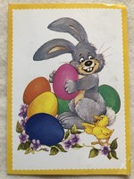 Régi rajzos Húsvéti képeslap - Bakai Piroska rajz                             -3.