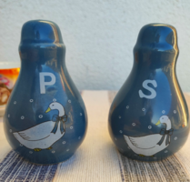 Goose salt and pepper shaker