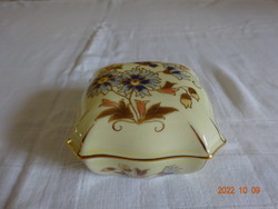 Zsolnay cornflower jewelry box, bonbonier