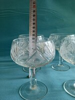 Crystal champagne glass set