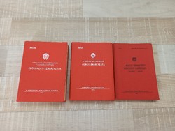 A Magyar Néphadsereg és Népköztársaság szabályzati kiadványai_4 db-os katonai könyvcsomag
