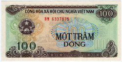 4 régebbi bankjegy UNC Vietnam dong numizmatika nagyon szép állapot
